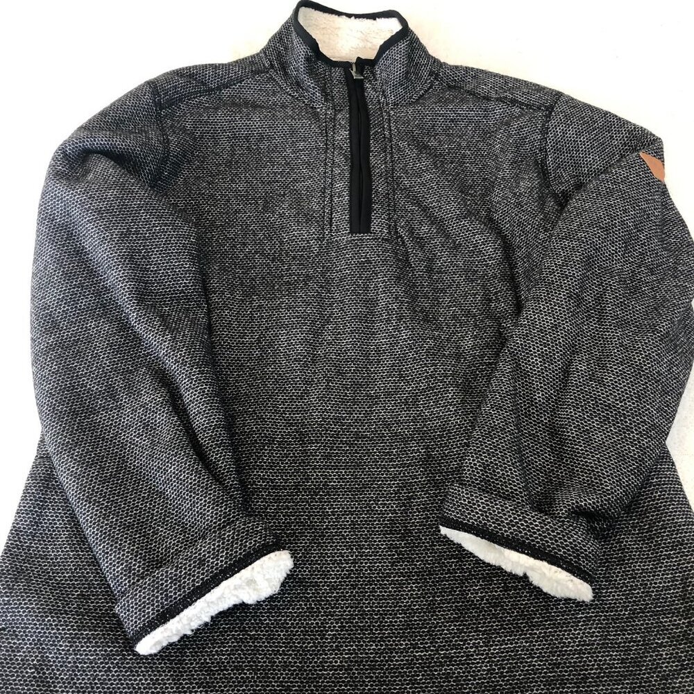 Orvis Men's Gray Zip-Up Sweater